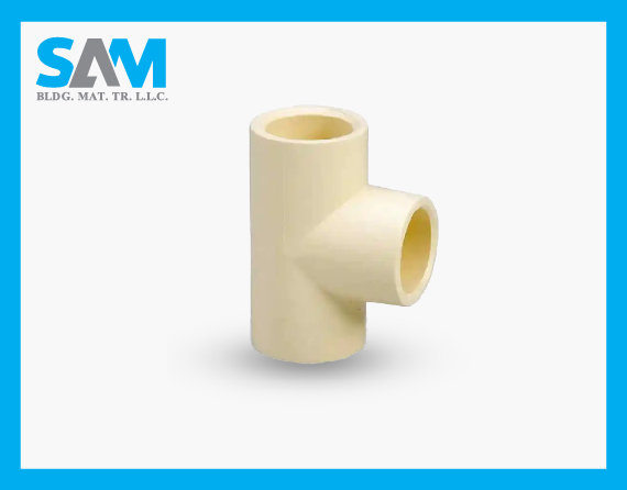CPA004 Strigh Tee CPVC Pipe Fittings ASTM Standard Pipe and Fittings Sama Al Merikh BMT