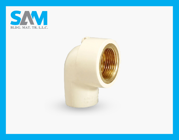 CPAB01 Brass Threaded Female Elbow CPVC Pipe Fittings ASTM Standard Pipe and Fittings Sama Al Merikh BMT