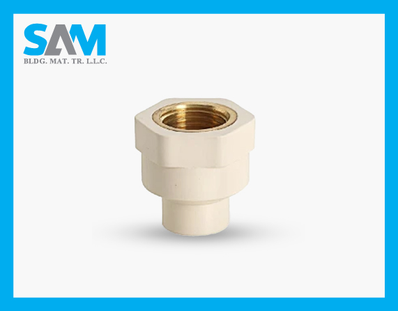 CPAB07 Brass Female Thread Advance CPVC Pipe Fittings ASTM Standard Sama Al Merikh BMT