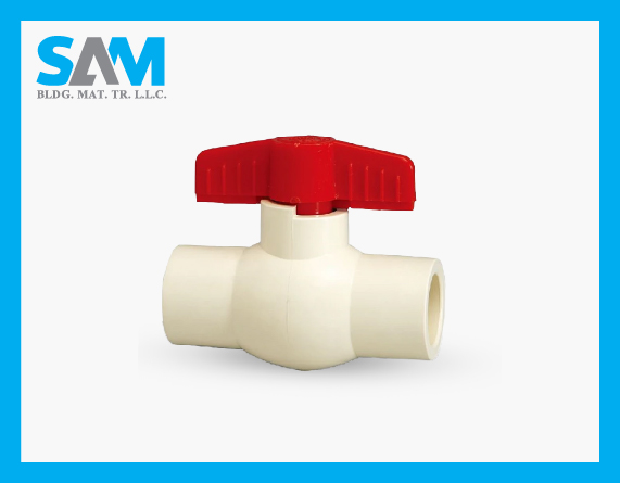 CPAC01 CPVC Compact Ball Valve CPVC Pipe Fittings ASTM Standard Sama Al Merikh BMT