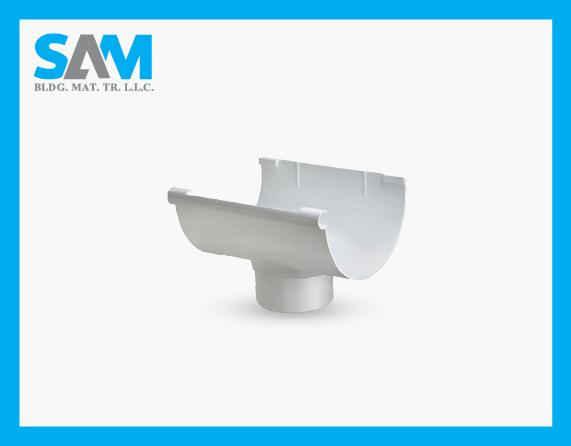 RWGL002 Model PVC rain Gutters and Fittings Sama Al Merikh BMT