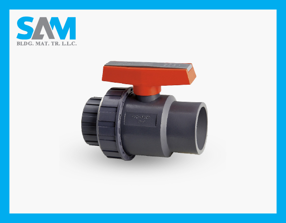 USU01 Single Union Ball PVC Valve Pipe and Fittings Sama Al Merikh BMT