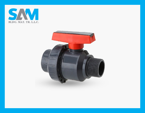 USU04 Male Single Union Ball PVC Valve Pipe and Fittings Sama Al Merikh BMT
