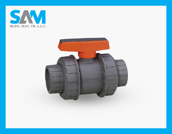 UTB01 True Union Ball PVC Valve Pipe and Fittings Sama Al Merikh BMT 