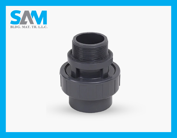 UU002 Male Union PVC Valve Sama Al Merikh BMT Pipe and Fittings Product