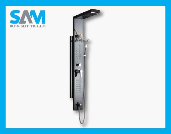 MT 5512 Black Shower Panel Sama Al Merikh BMT