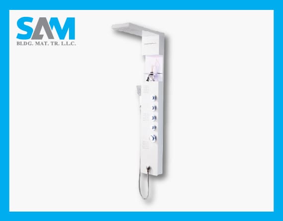 MT 5513 White Shower Panel Sama Al Merikh BMT