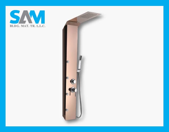 MT 5568 Rose Gold Shower Panel Sama Al Merikh BMT