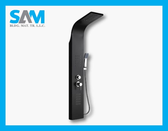 MT 5578 Black Shower Panel Sama Al Merikh BMT