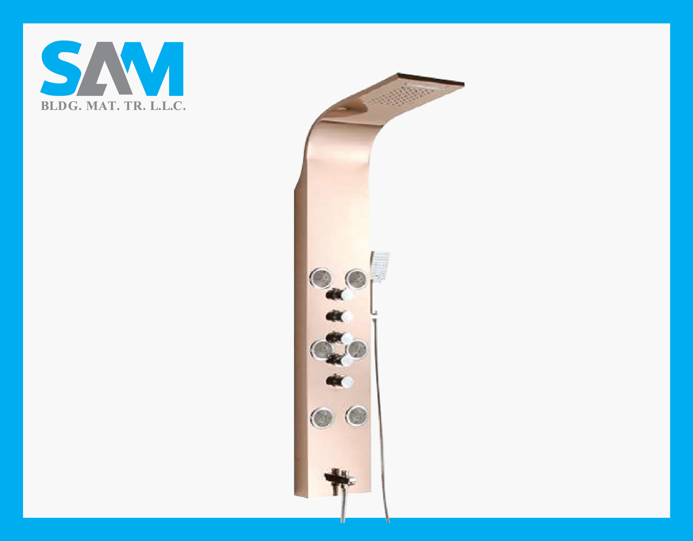 MT 5608 Bluetooth Shower Panel Sama Al Merikh BMT