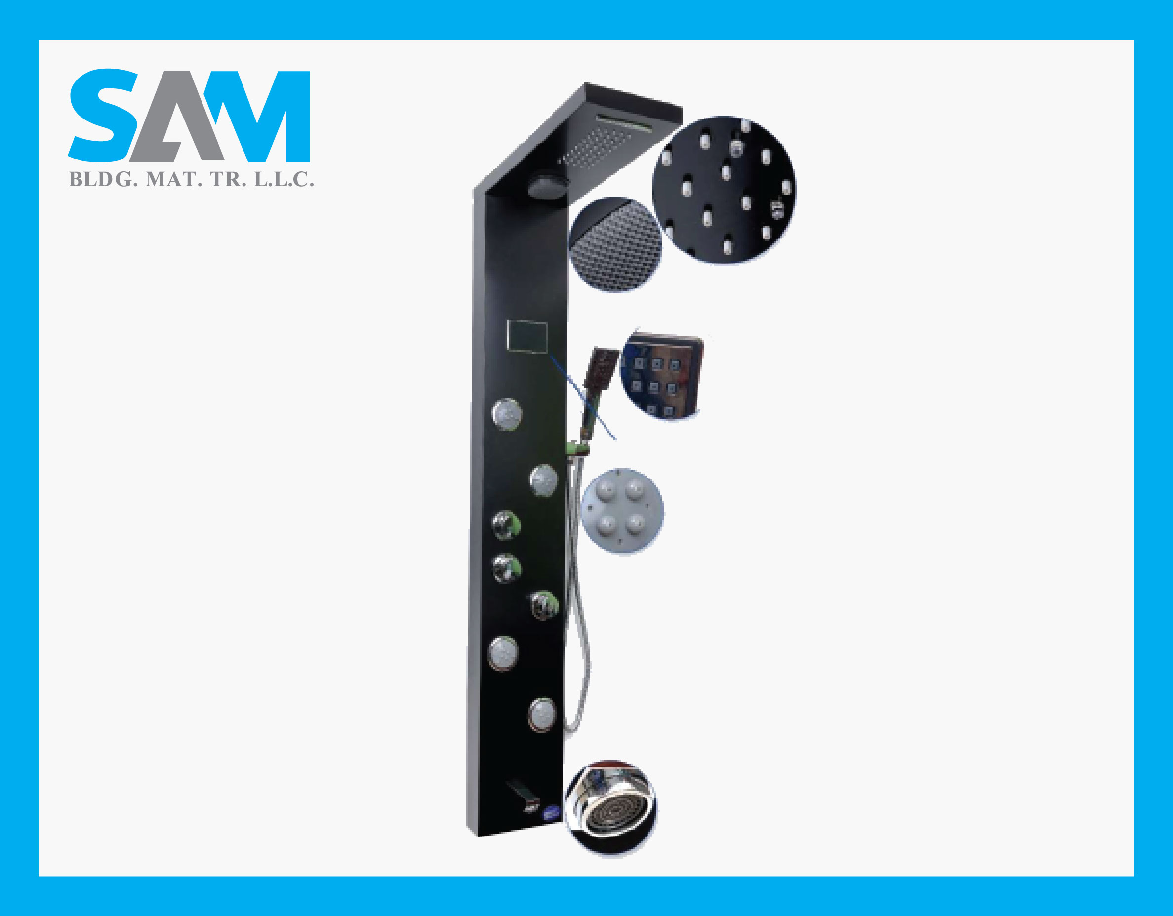 MT 5623 bluetooth Shower Panel Sama Al Merikh BMT