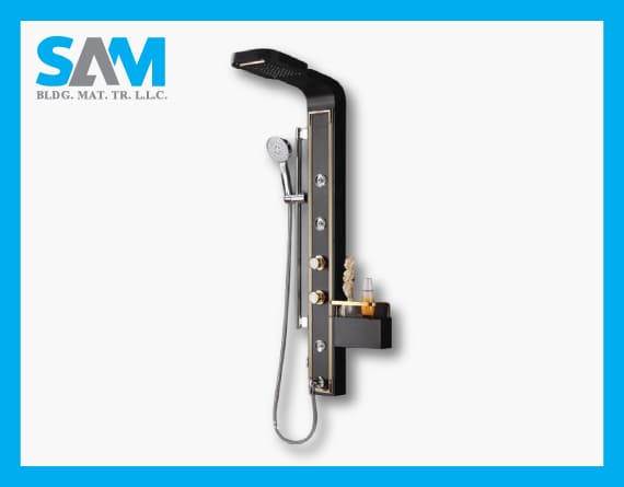 MT 8801 Black Shower Panel Sama Al Merikh BMT