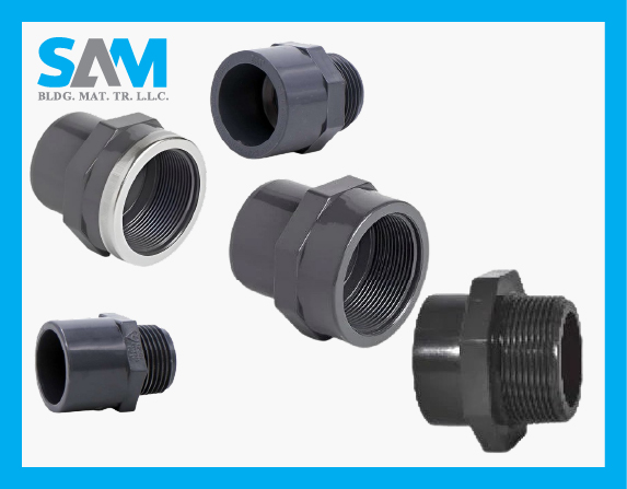 UPVC Adaptors DIN 8063 in UAE - Sama Al Merikh BMT in UAE