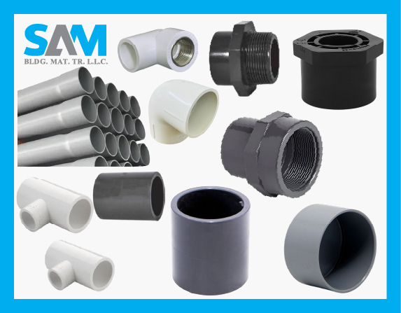 UPVC Pressure Pipes and Fittings DIN 8063 product image in UAE - Sama Al Merikh BMT