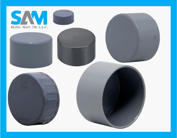 UPVC Caps and Plugs DIN 8063 in UAE - Sama Al Merikh BMT in UAE