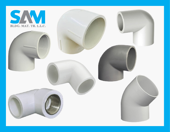 UPVC Elbows DIN 8063 in UAE - Sama Al Merikh BMT in UAE