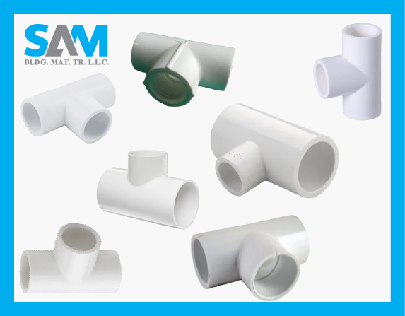 UPVC Tees DIN 8063 in UAE - Sama Al Merikh BMT in UAE